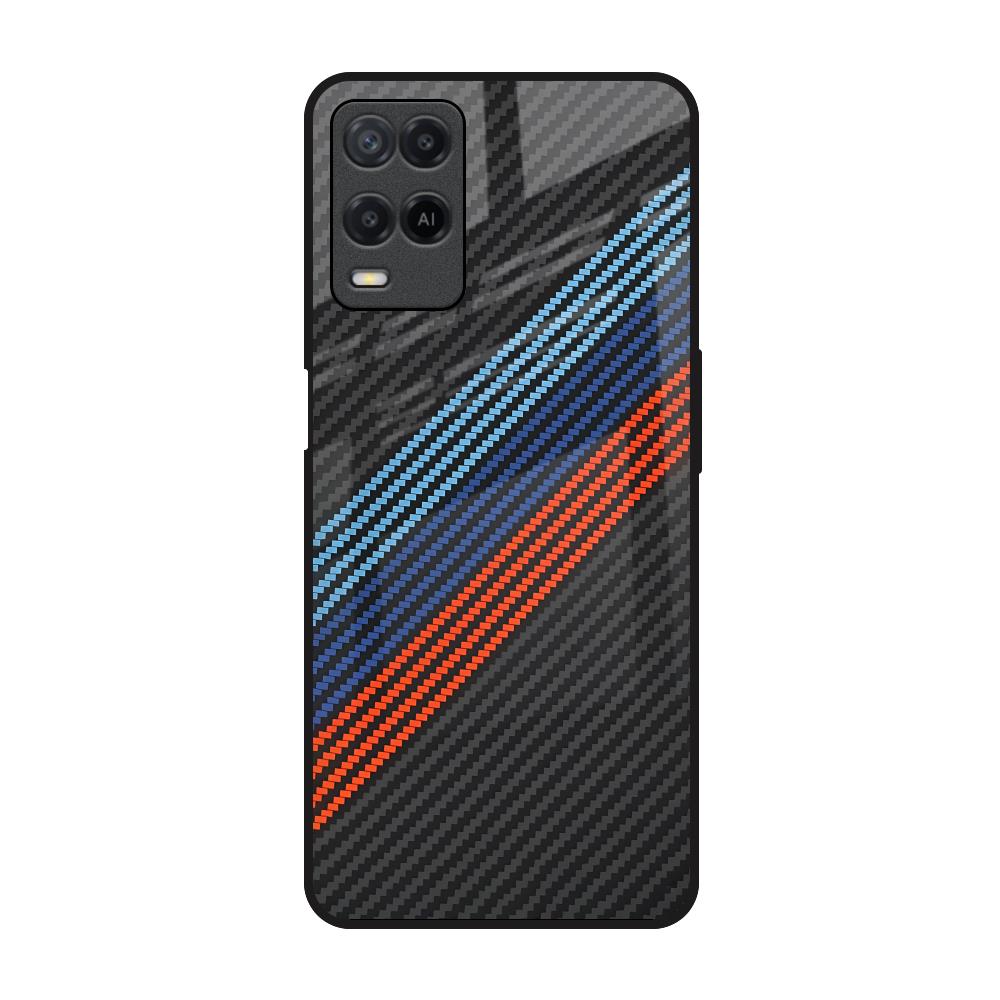 Carbon Inspired Realme 8 Glass Back Cover Online