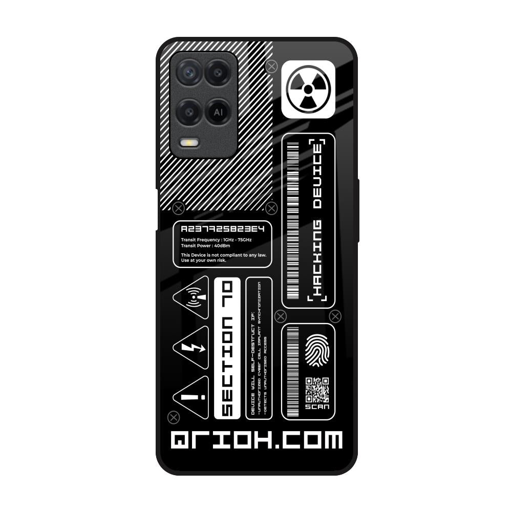 Futuristic Art Realme 8 Glass Back Cover Online