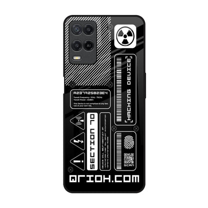 Futuristic Art Realme 8 Glass Back Cover Online