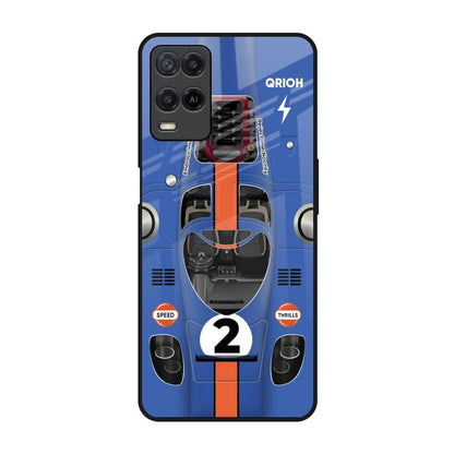 Car Adiction Realme 8 Glass Back Cover Online
