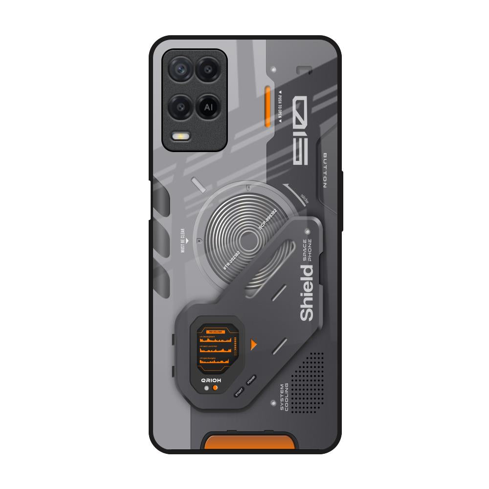 Tech Lifestyle Realme 8 Glass Back Cover Online