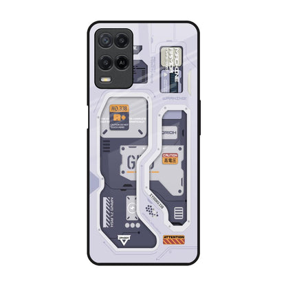 Tech Savvy Realme 8 Glass Back Cover Online