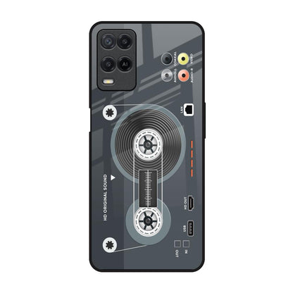 Retro Recorder Realme 8 Glass Back Cover Online