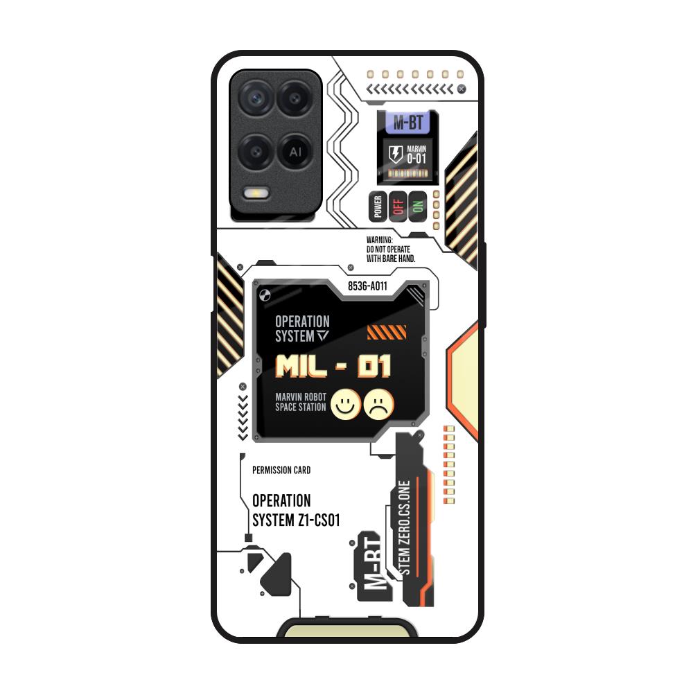 Tech Display Realme 8 Glass Back Cover Online