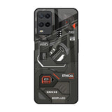 Tech Aesthetics Realme 8 Glass Back Cover Online
