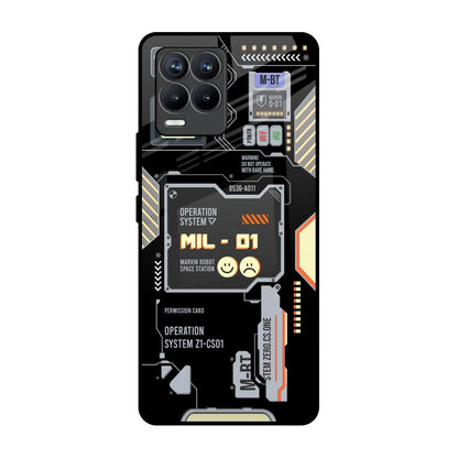 Exposed Parts Realme 8 Pro Glass Back Cover Online