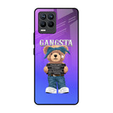 Gangsta Bear Realme 8 Pro Glass Back Cover Online