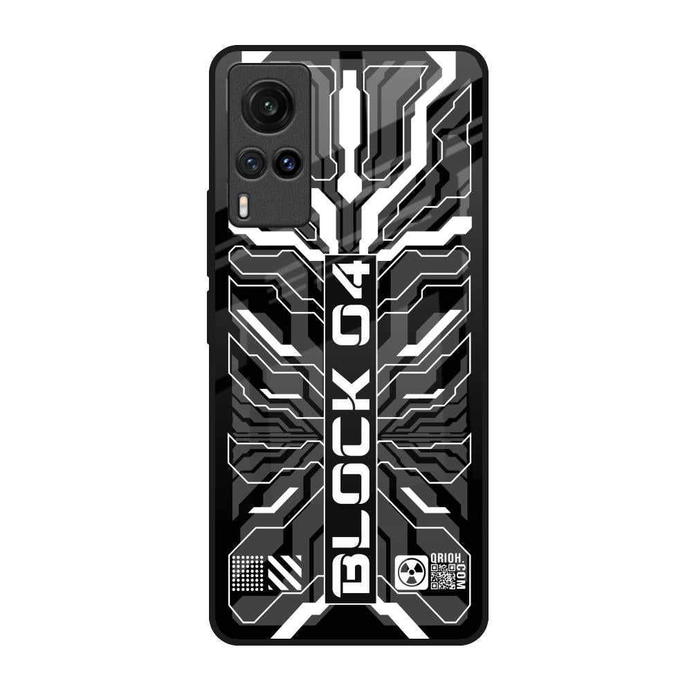 Monochrome Magic Vivo X60 Glass Back Cover Online