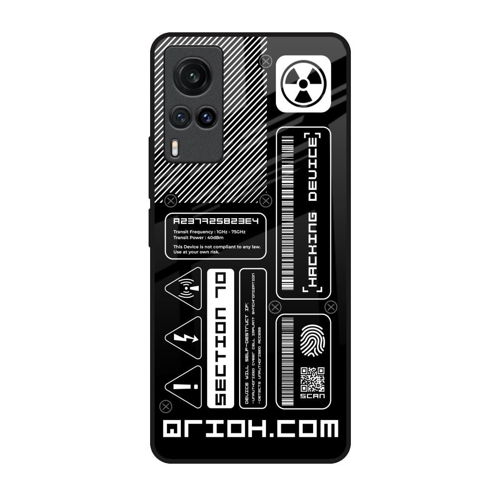 Futuristic Art Vivo X60 Glass Back Cover Online