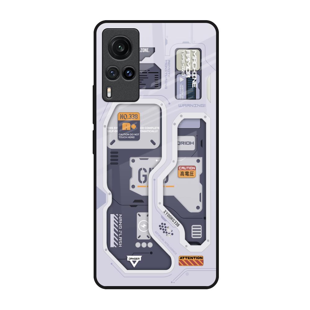 Tech Savvy Vivo X60 Glass Back Cover Online