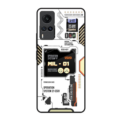 Tech Display Vivo X60 Glass Back Cover Online