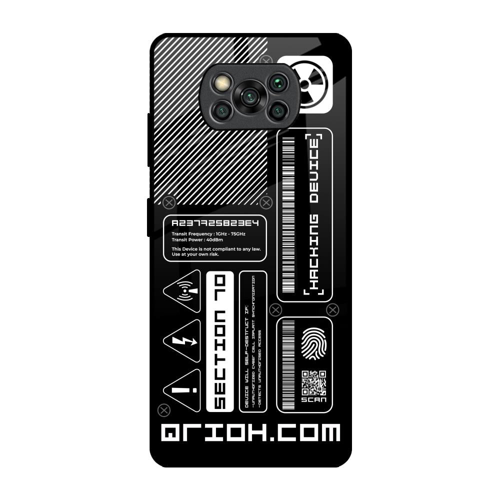 Futuristic Art Poco X3 Pro Glass Back Cover Online