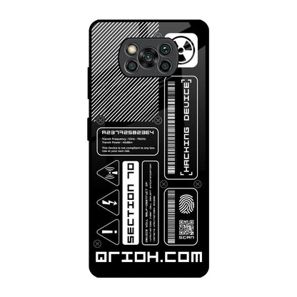Futuristic Art Poco X3 Pro Glass Back Cover Online