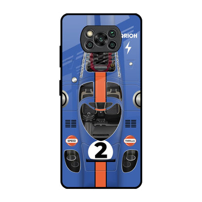 Car Adiction Poco X3 Pro Glass Back Cover Online