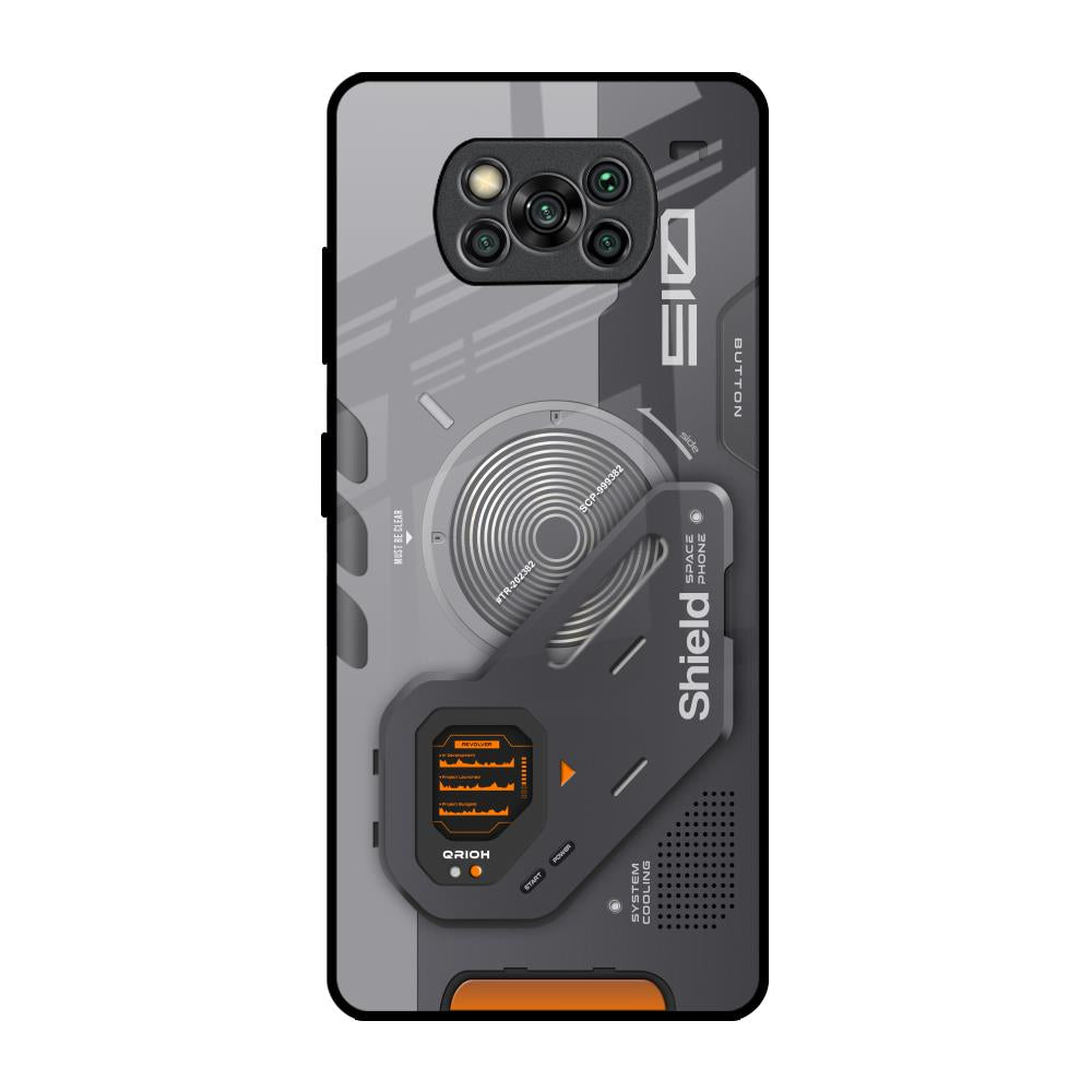 Tech Lifestyle Poco X3 Pro Glass Back Cover Online