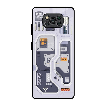 Tech Savvy Poco X3 Pro Glass Back Cover Online