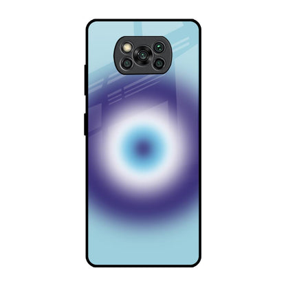 Evil Eye Art Poco X3 Pro Glass Back Cover Online