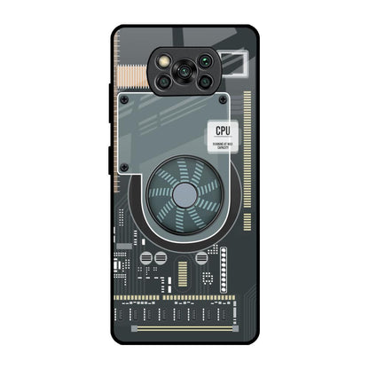 Motherboard Circuit Poco X3 Pro Glass Back Cover Online