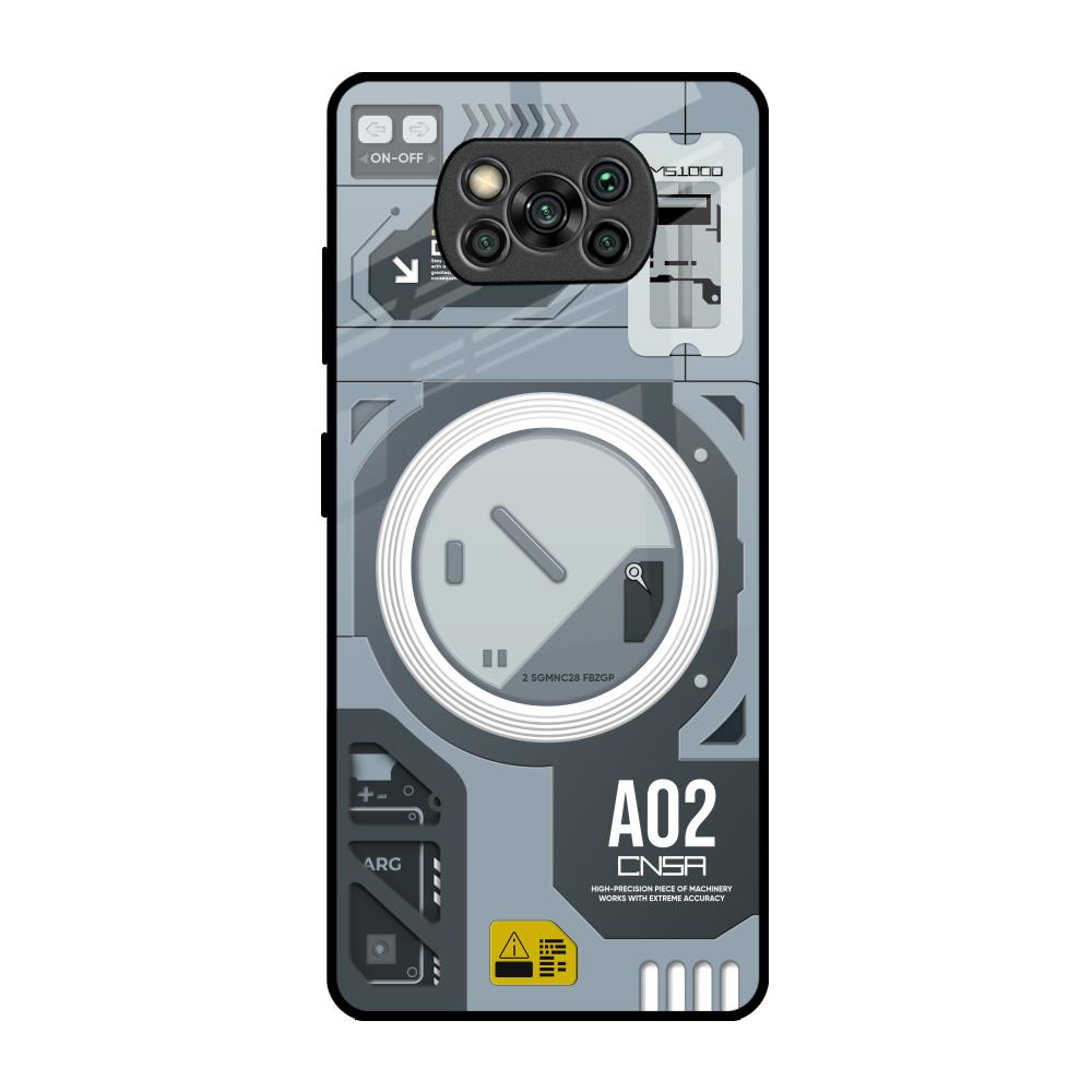 Modern Technology Poco X3 Pro Glass Back Cover Online