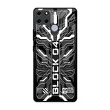 Monochrome Magic Realme C25 Glass Back Cover Online
