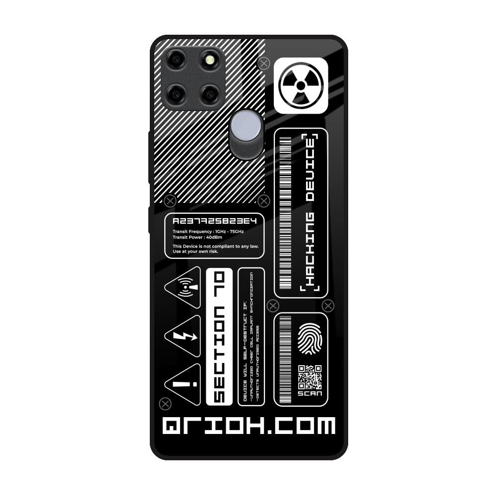Futuristic Art Realme C25 Glass Back Cover Online