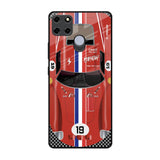 Racing Vintage Realme C25 Glass Back Cover Online
