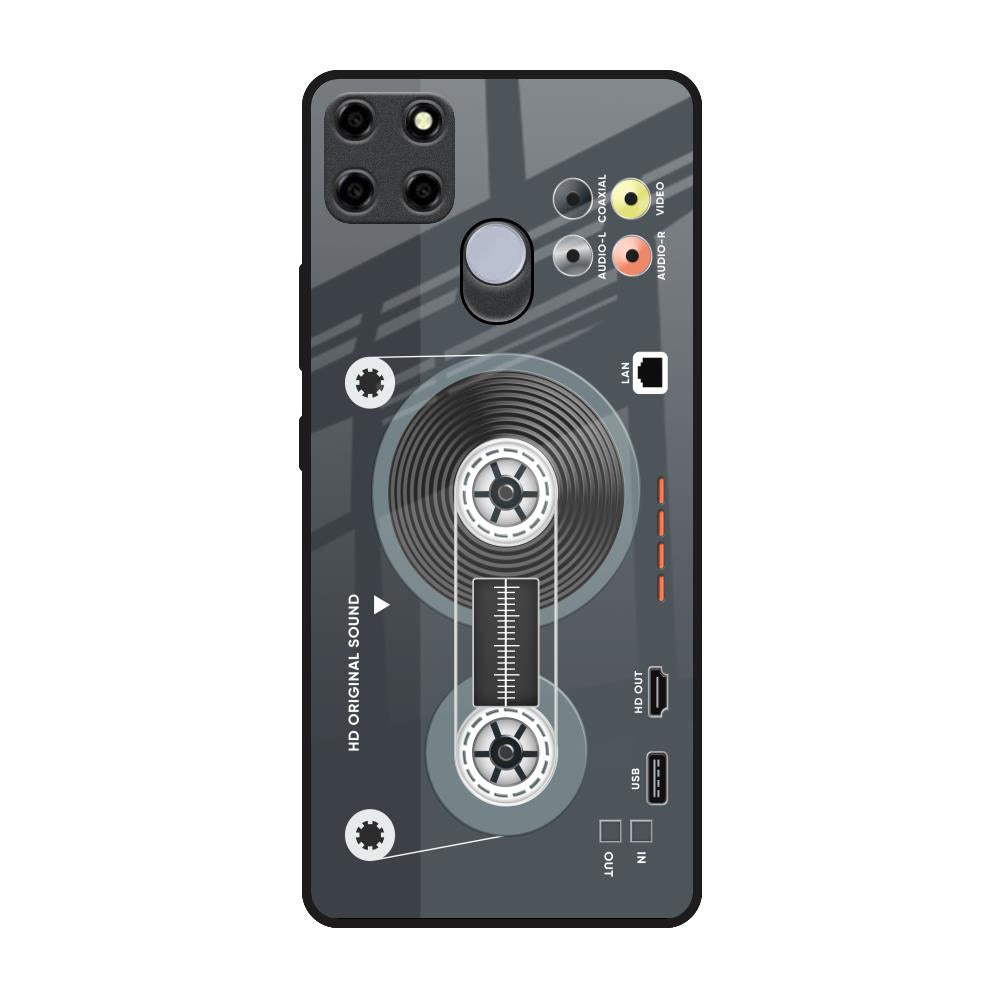 Retro Recorder Realme C25 Glass Back Cover Online