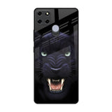 Angry Black Leopard Realme C25 Glass Back Cover Online