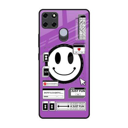 Code with Smile Realme C25 Glass Back Cover Online