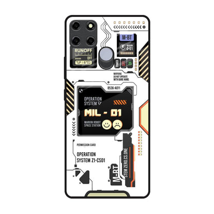 Tech Display Realme C25 Glass Back Cover Online