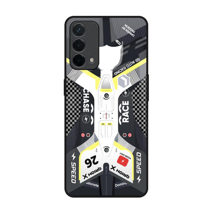 Car Enthusiast Oppo F19 Glass Back Cover Online