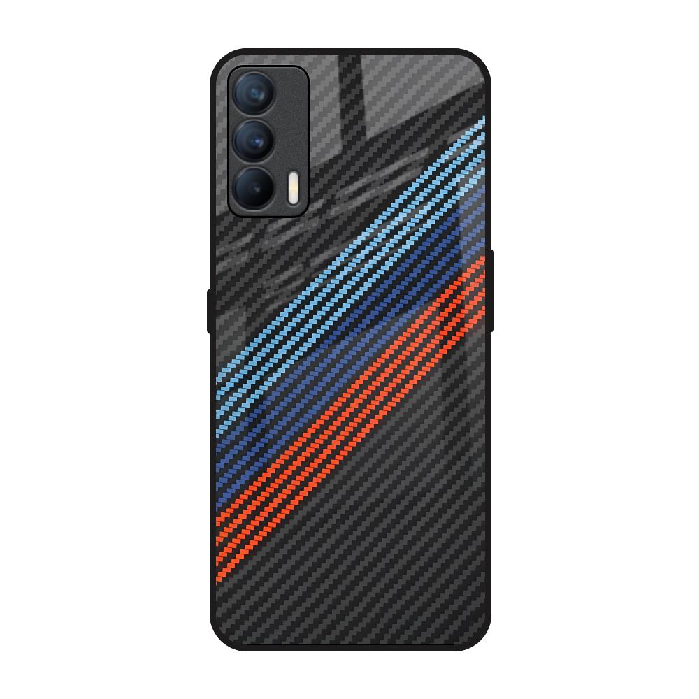Carbon Inspired Realme X7 Glass Back Cover Online