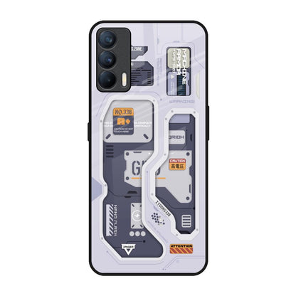 Tech Savvy Realme X7 Glass Back Cover Online