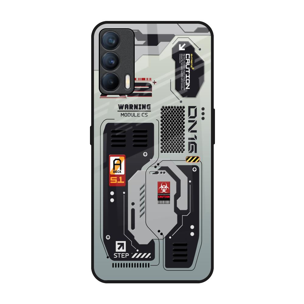Techno Vibes Realme X7 Glass Back Cover Online