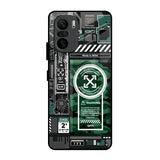 Green Camo Circuit Mi 11X Pro Glass Back Cover Online