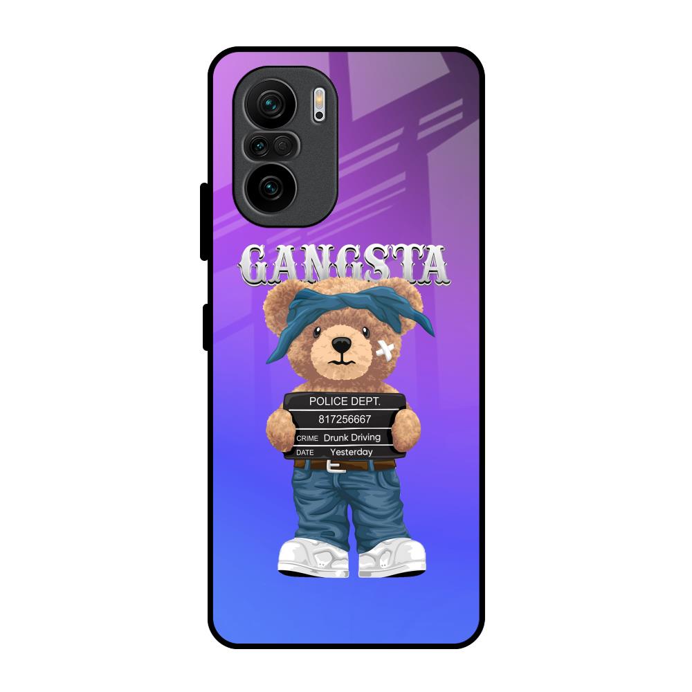 Gangsta Bear Mi 11X Pro Glass Back Cover Online