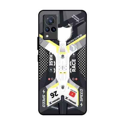 Car Enthusiast Vivo V21 Glass Back Cover Online