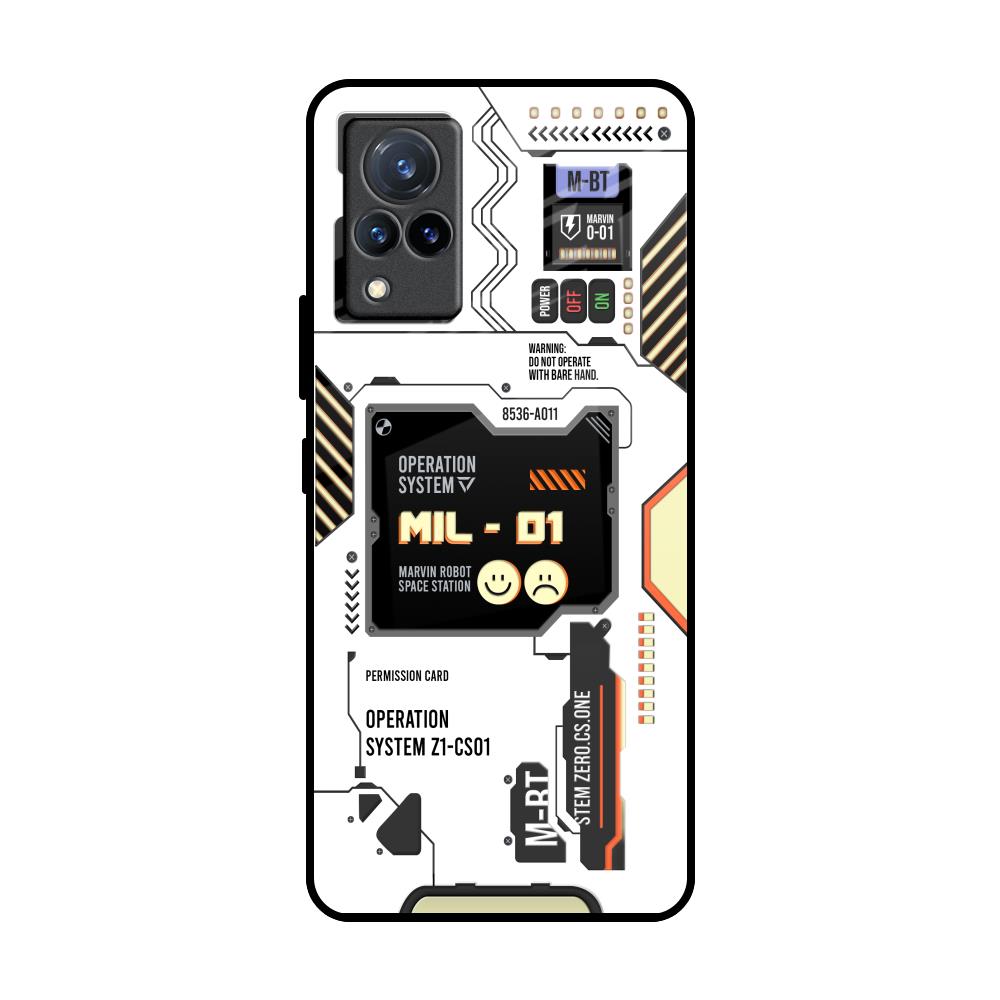 Tech Display Vivo V21 Glass Back Cover Online