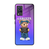 Gangsta Bear Vivo V21 Glass Back Cover Online