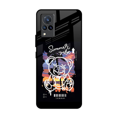 Summer Vibe Vivo V21 Glass Back Cover Online