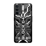 Monochrome Magic Oppo A74 Glass Back Cover Online