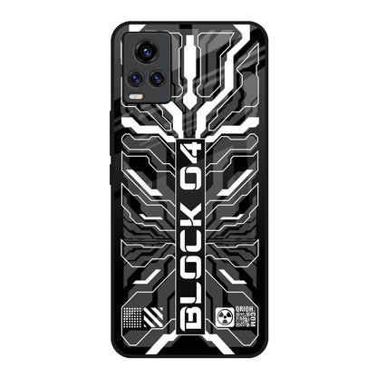 Monochrome Magic Vivo Y73 Glass Back Cover Online