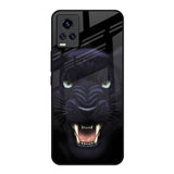 Angry Black Leopard Vivo Y73 Glass Back Cover Online