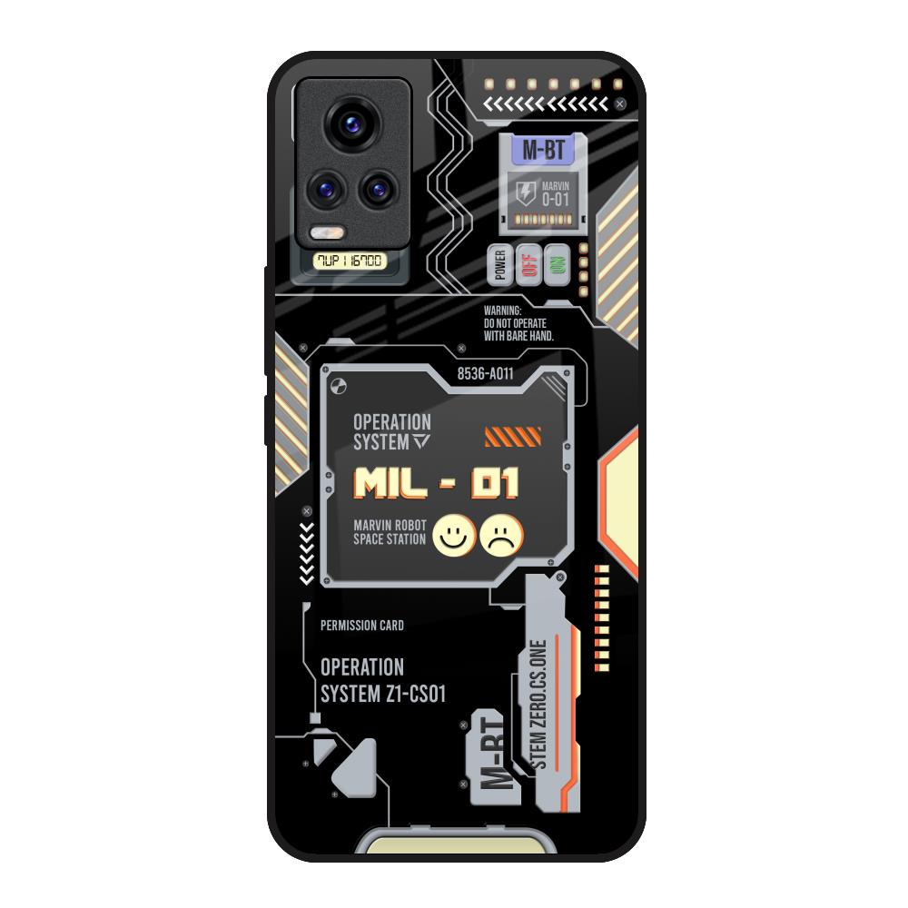 Exposed Parts Vivo Y73 Glass Back Cover Online
