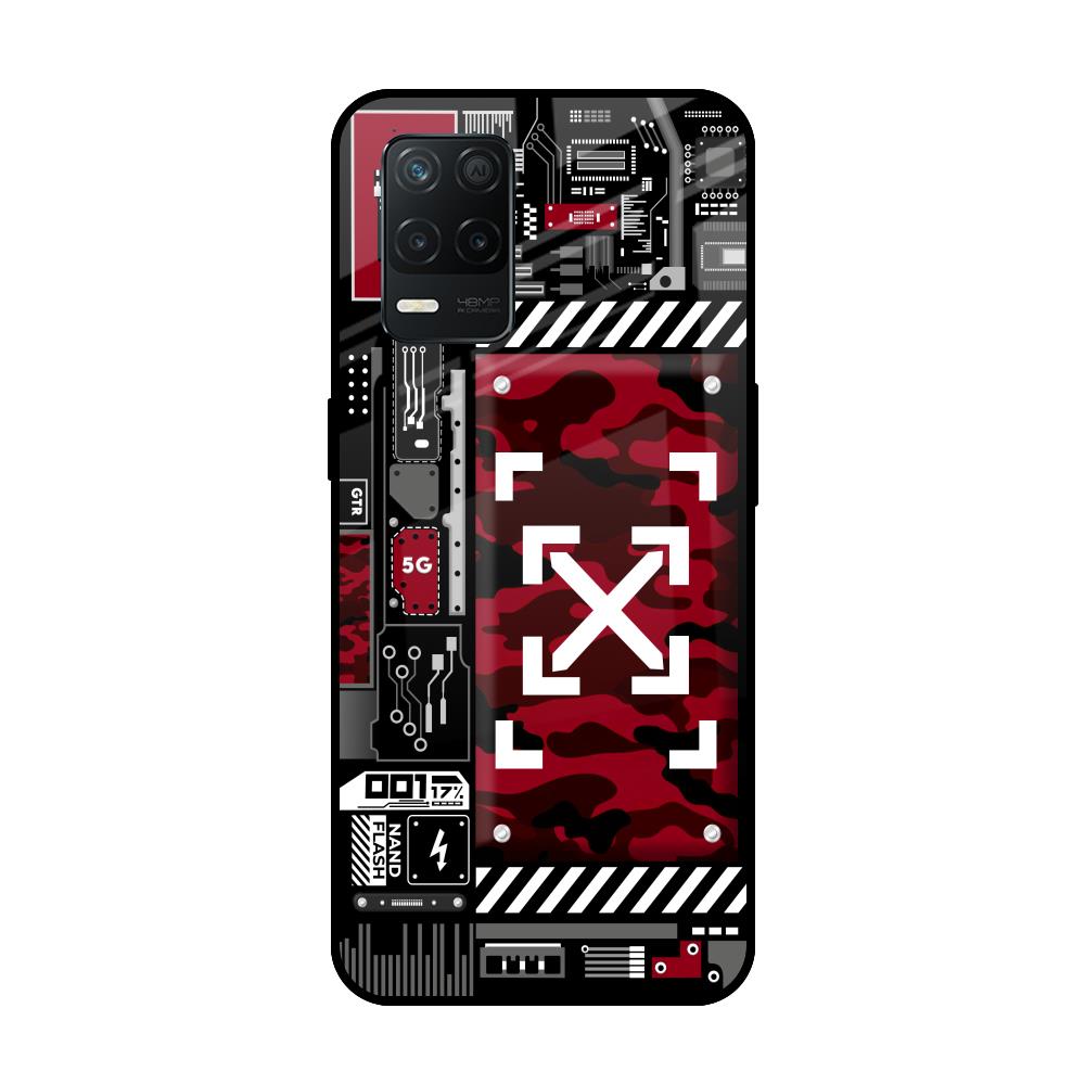 Technology Art Realme 8 5G Glass Back Cover Online