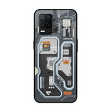 Retro Futuristic Realme 8 5G Glass Back Cover Online