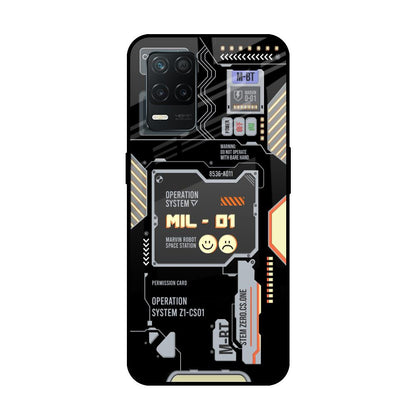 Exposed Parts Realme 8 5G Glass Back Cover Online