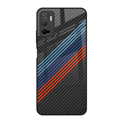 Carbon Inspired Poco M3 Pro Glass Back Cover Online