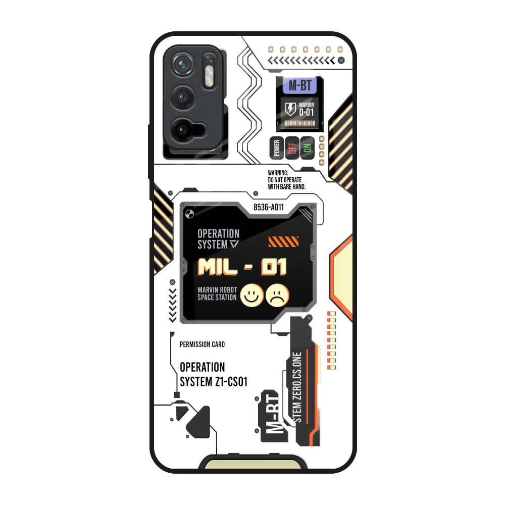 Tech Display Poco M3 Pro Glass Back Cover Online