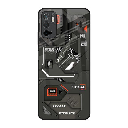 Tech Aesthetics Poco M3 Pro Glass Back Cover Online